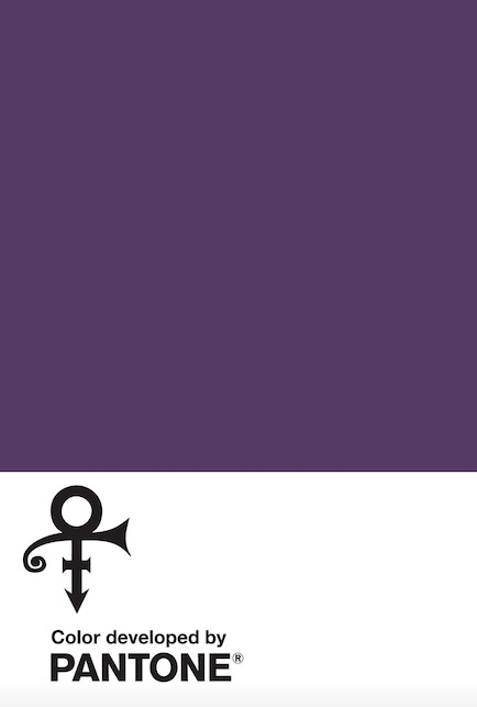 The custom color created by Paisley and Pantone | Prince's company registers the color purple as a trademark